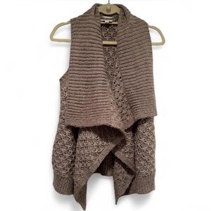 LOFT Brown Knit Women's Sweater Vest